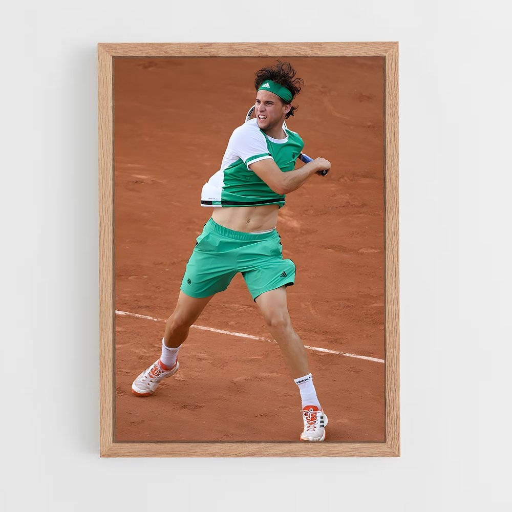 Poster Dominic thiem flou – affiche Tennis (vue 4)